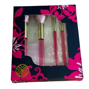 Lilly Pulitzer 5 Brush Makeup Set - NEW in Box!
